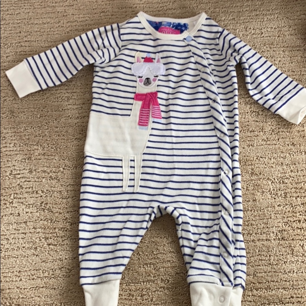 Joules Llama Onesie 0-3M